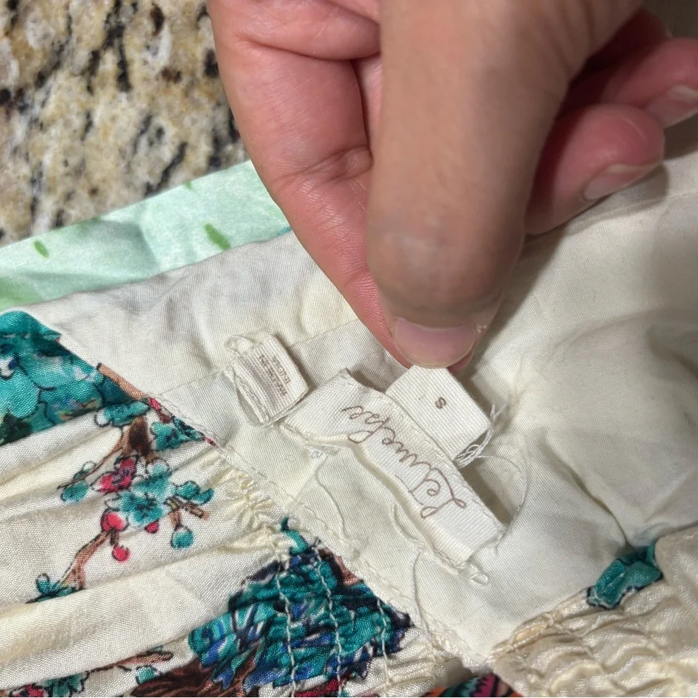 Anthropologie Let Me Be Tie Back Scarf Tank - Picture 8 of 8